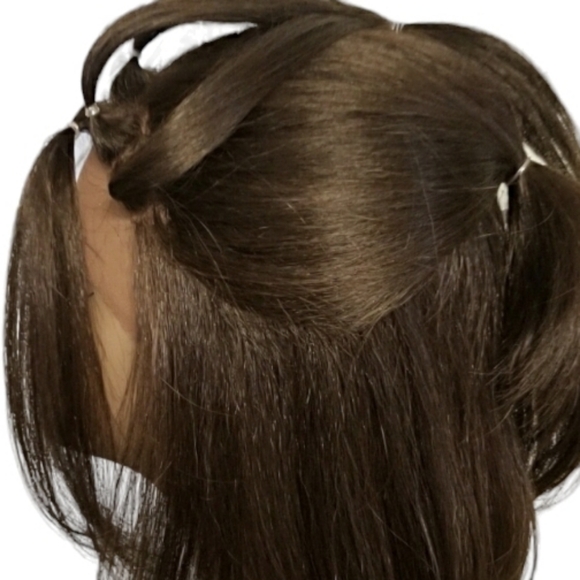 Brazilian Soft Elegant & Natural Human Hair Blend - Brown Lace Front Wig - NWT - Picture 7 of 16